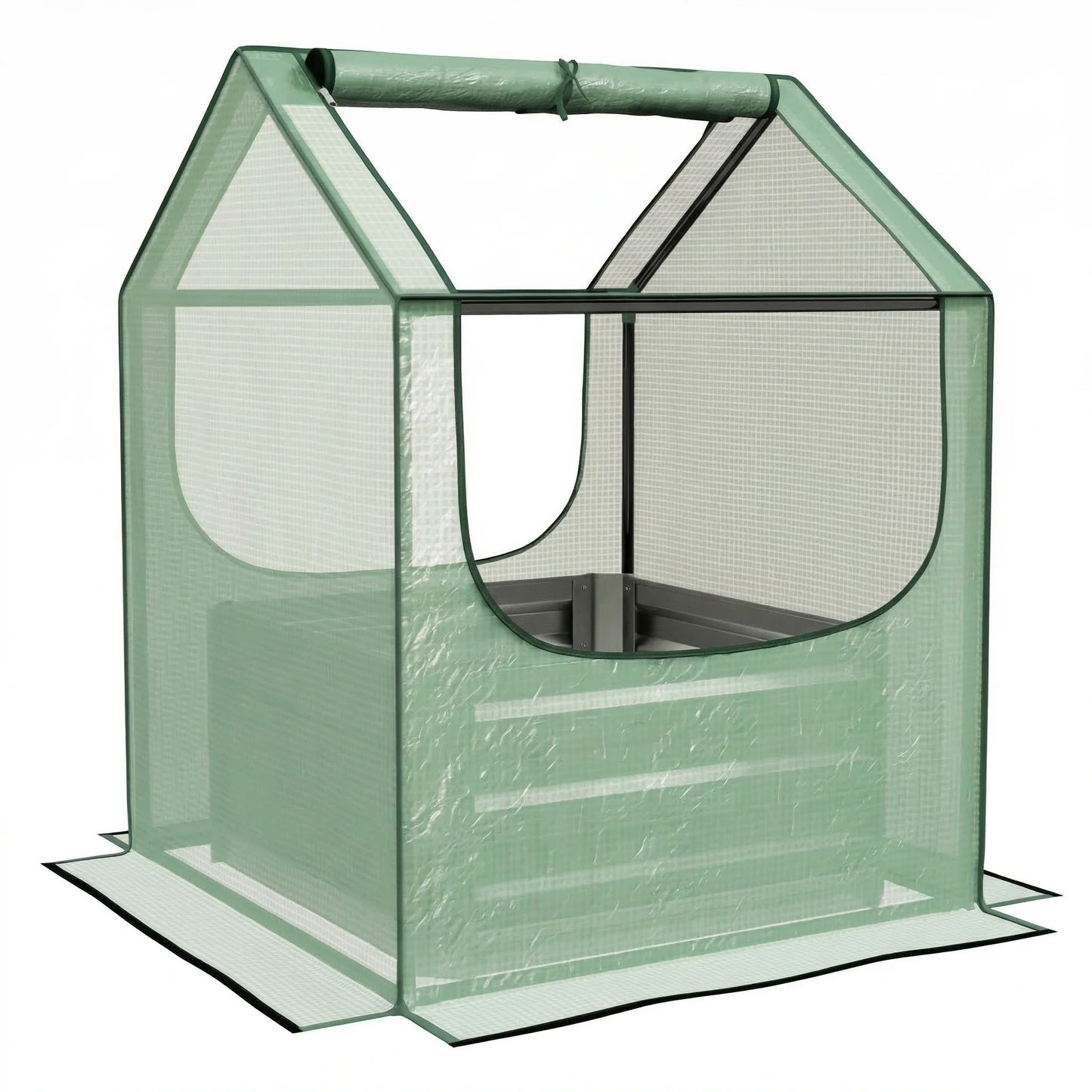 2-in-1 Raised Planter Box & Greenhouse Cover