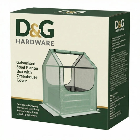 2-in-1 Raised Planter Box & Greenhouse Cover